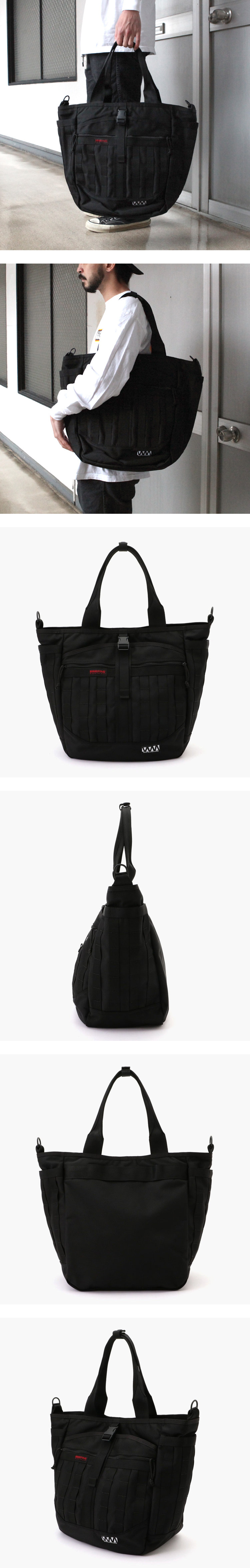 White Mountaineering WM x BRIEFING GYM WIRE TOTE | Brownfloor