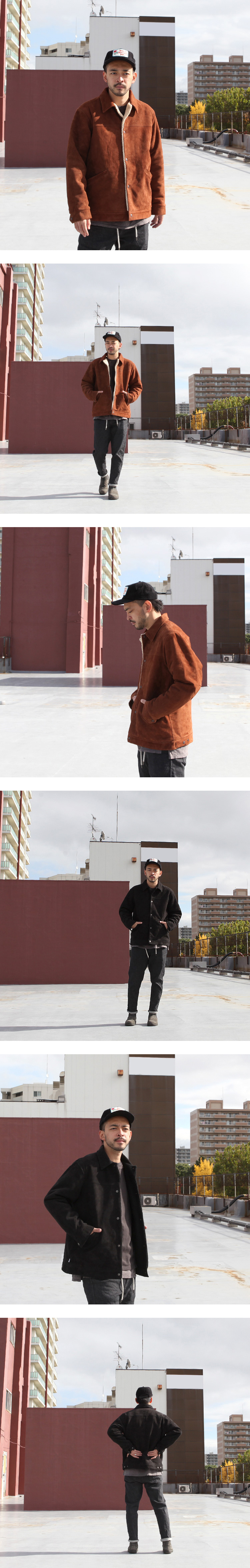 GOWEST 80'S BOA JACKET / GOAT SUEDE | Brownfloor clothing