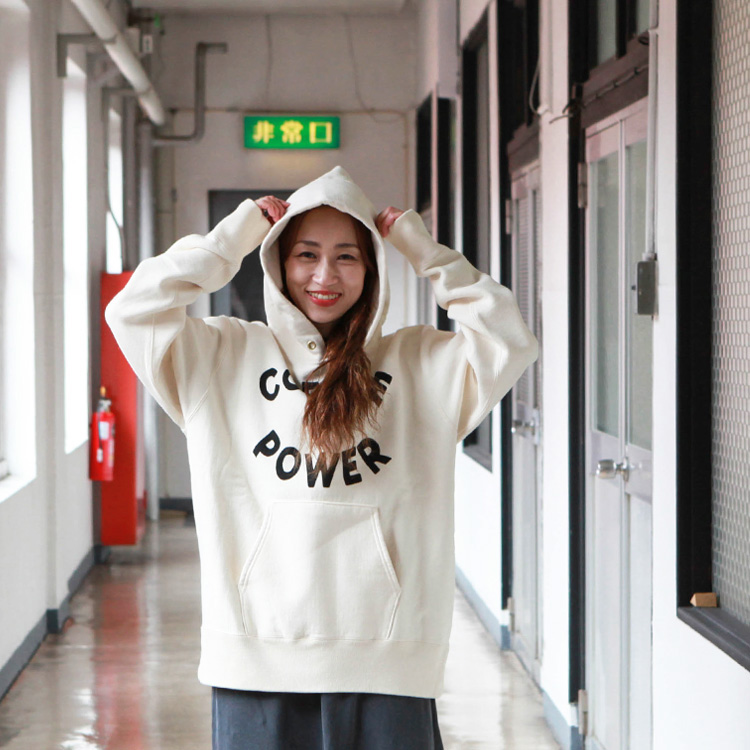 TACOMA FUJI RECORDS COFFEE POWER HOODIE designed by Yunosuke