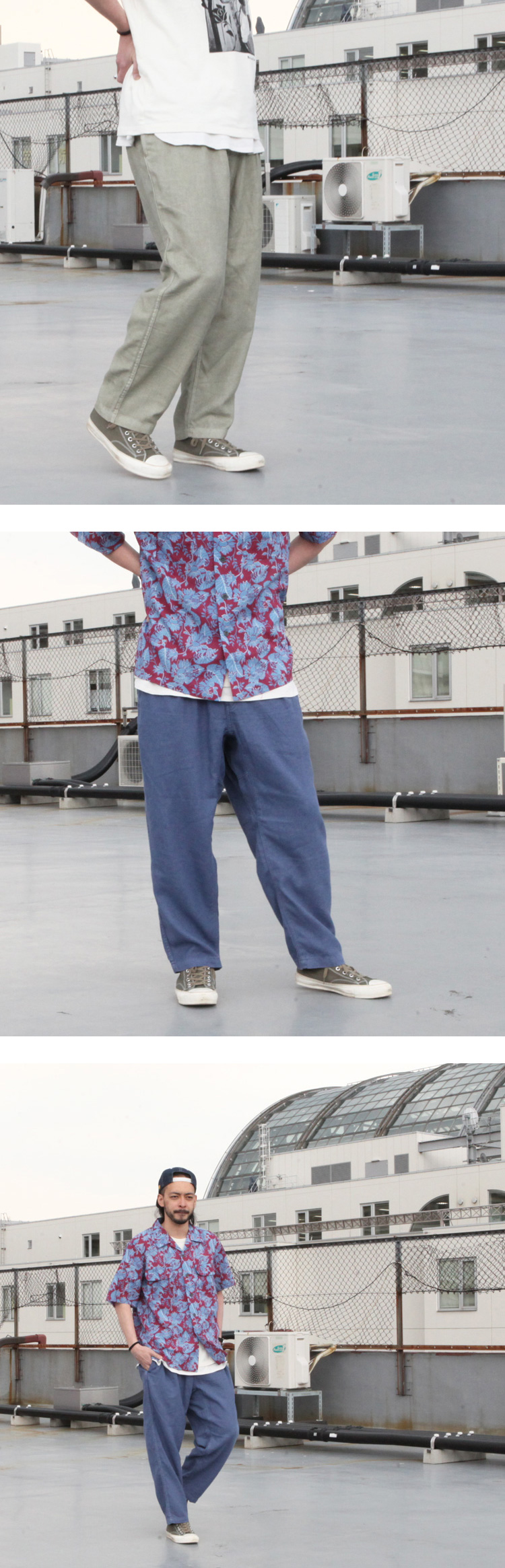 パンツ GOHEMP ONE TUCK ACTIVE PANTS  S GOHEMP ゴーヘンプ GO HEMP gohemp パンツ ボトムス ONE TUCK