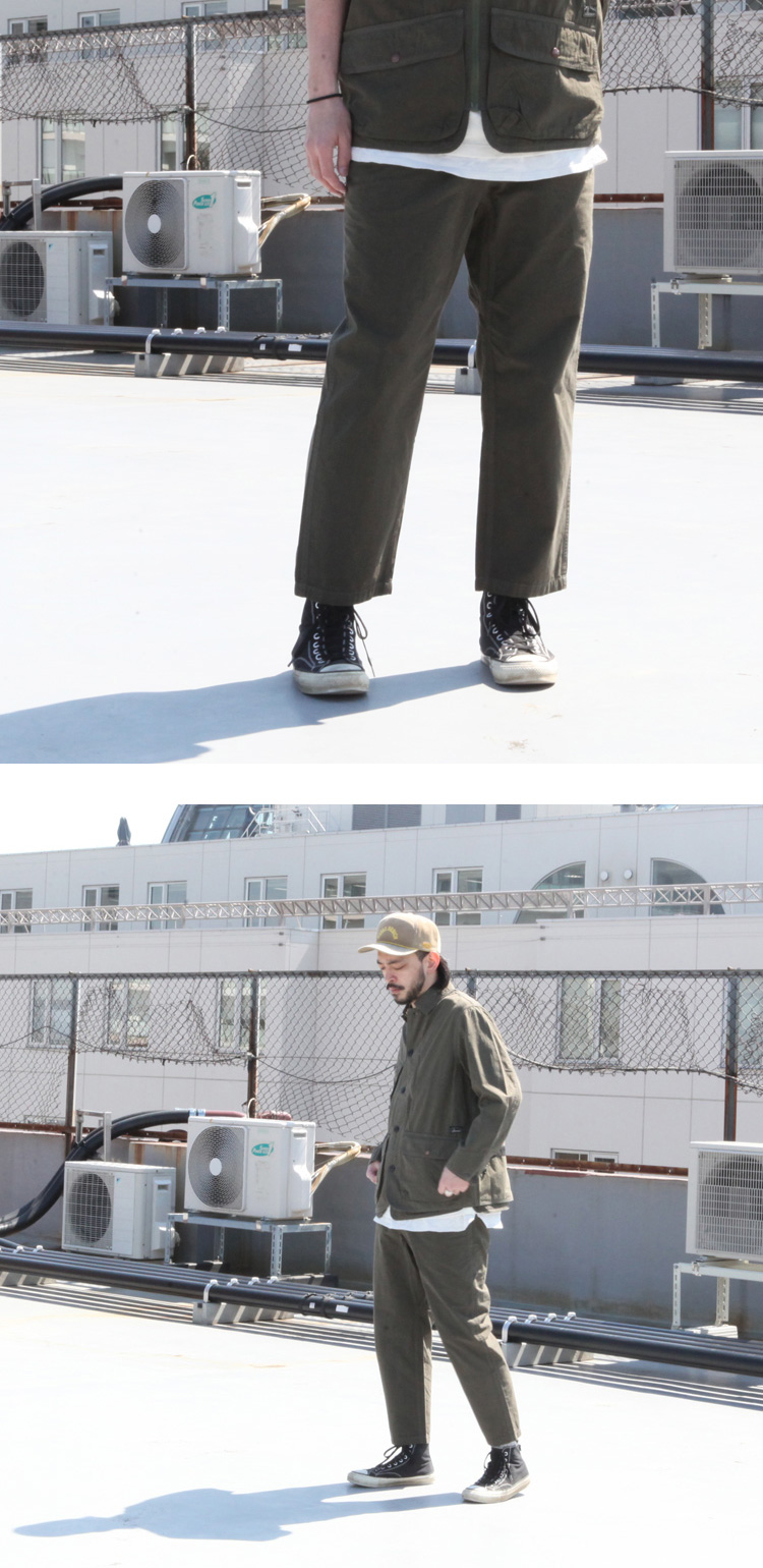 GOHEMP HEMP UTILITY BASIC PANTS / H/C WEATHER | Brownfloor clothing