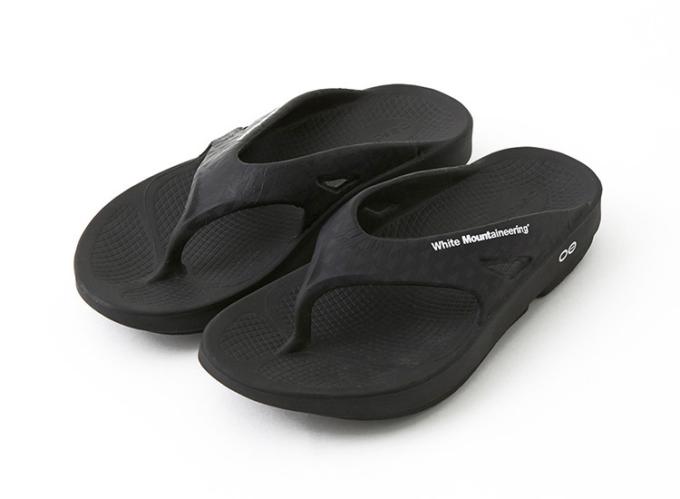 ホワイトマウンテニアリング　ウーフォス　サンダル　別注　リカバリーサンダル White Mountaineering WM x OOFOS SANDAL | Brownfloor clothing