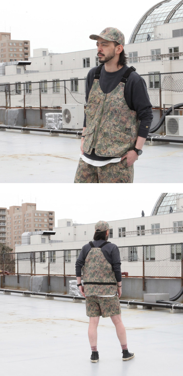 GOHEMP HEMP UTILITY VEST / HEMP TREE CAMO | Brownfloor clothing