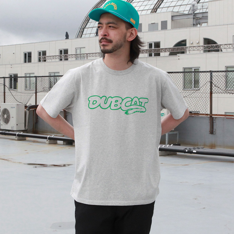 TACOMA FUJI RECORDS DUB CAT Tee designed by Hiroshi Iguchi