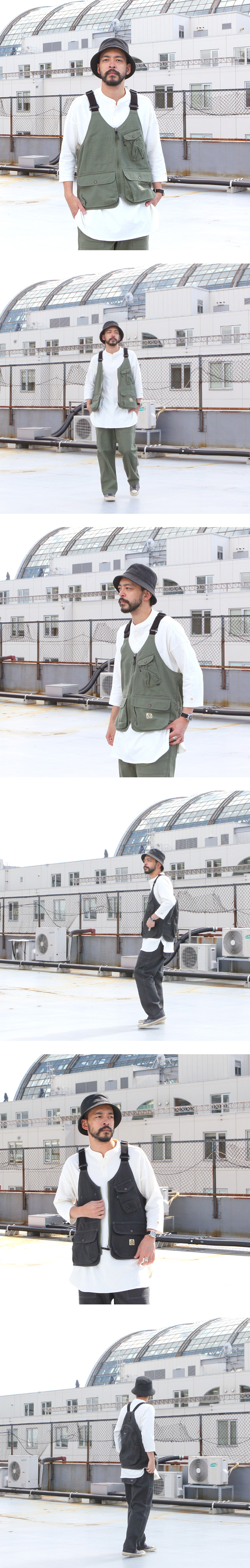 GOHEMP FIRE RIDGE VEST / HEMP FIRE PROOF HERRINGBONE | Brownfloor
