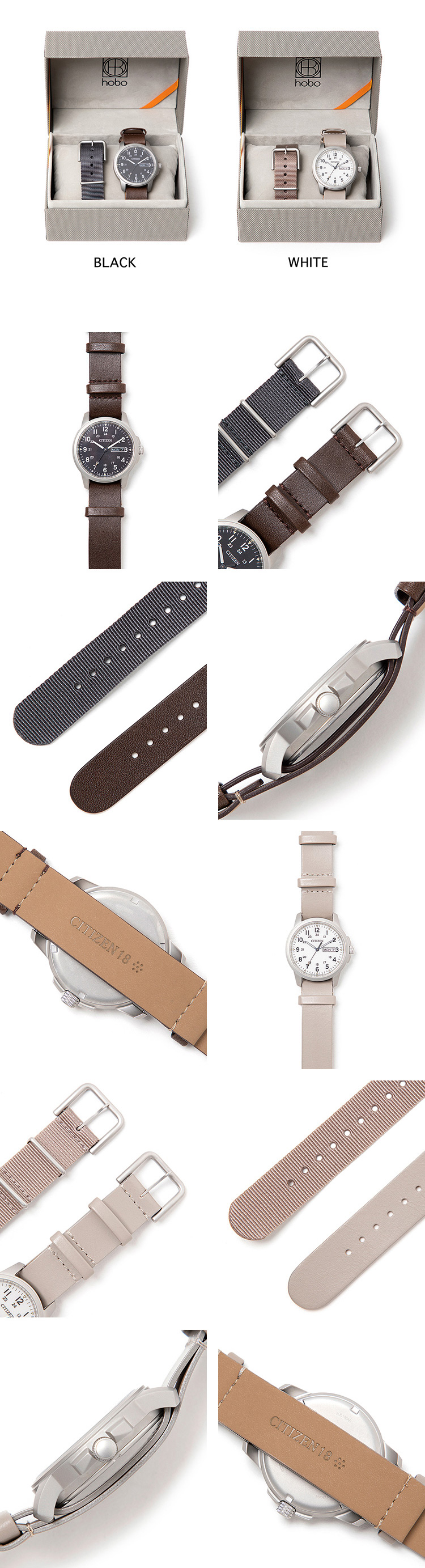 hobo CITIZEN × hobo ECO DRIVE WATCH | Brownfloor clothing hobo CITIZEN × hobo ECO DRIVE WATCH | Brownfloor clothing