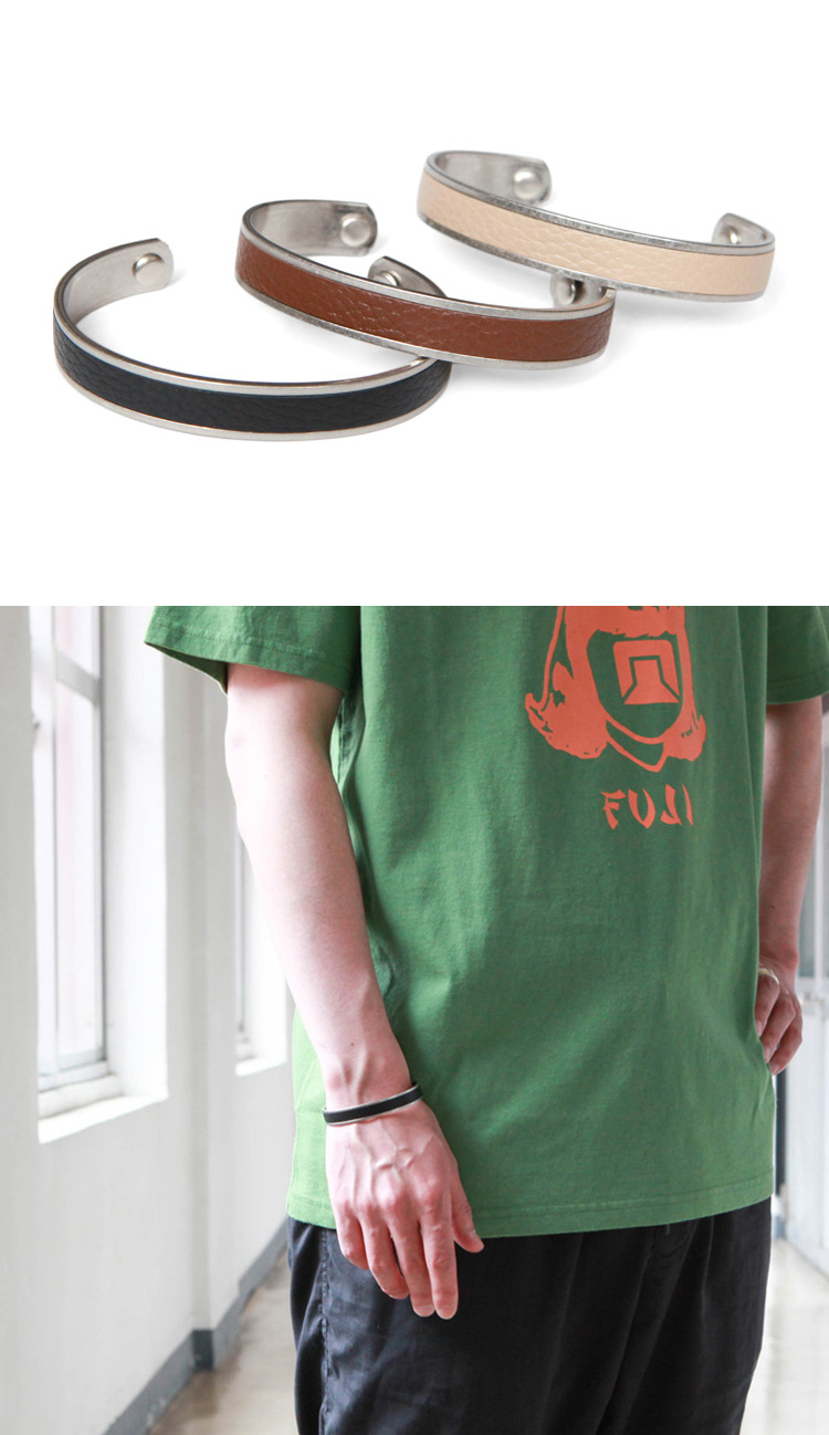 hobo BRASS BRACELET SHRINK LEATHER S | Brownfloor clothing