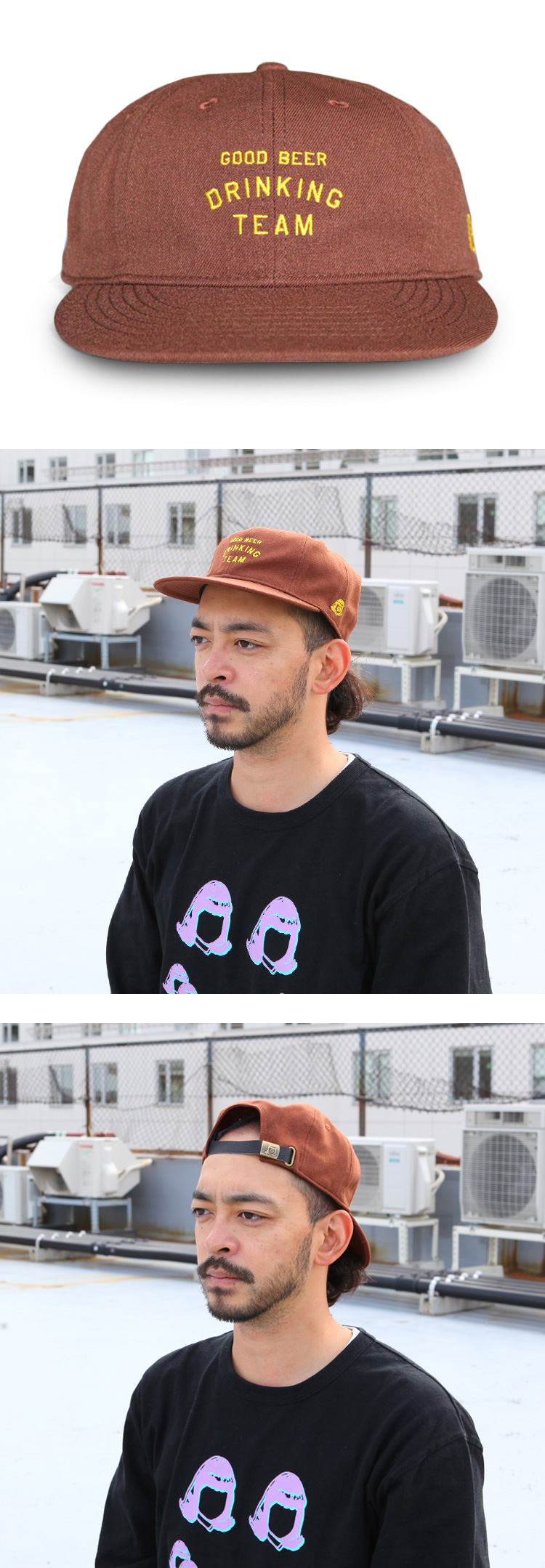 TACOMA FUJI RECORDS GOOD BEER DRINKING TEAM CAP ’23 design by Shuntaro  Watanabe 2023AW