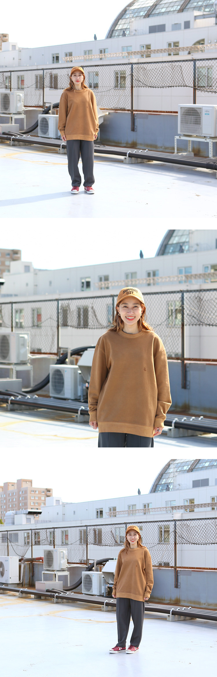 Naturalbicycle W Rainbow Pigment Dye Sweat 2023AW | Brownfloor 