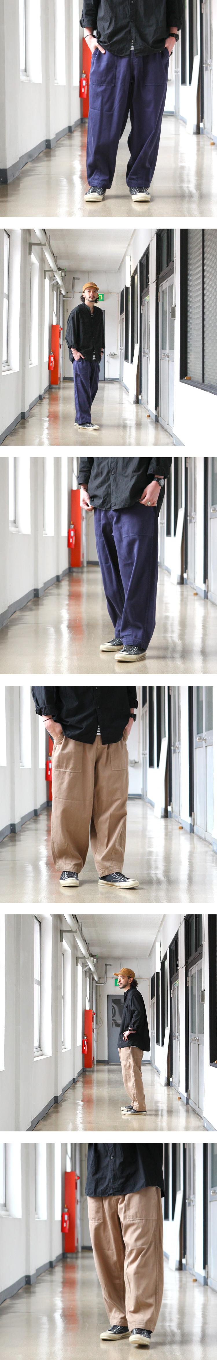 GOHEMP TRAVEL BALLOON PANTS / H/C/Re-Pet CLOTH 2023SS