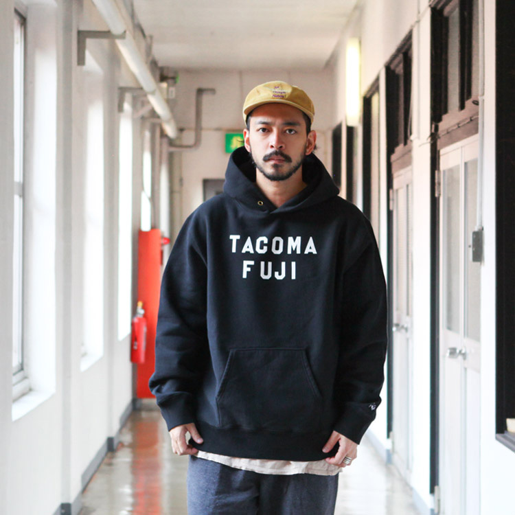 タコマフジレコード　パーカー　Lサイズ TACOMA FUJI COLLEGE LOGO HOODIE designed by Shuntaro