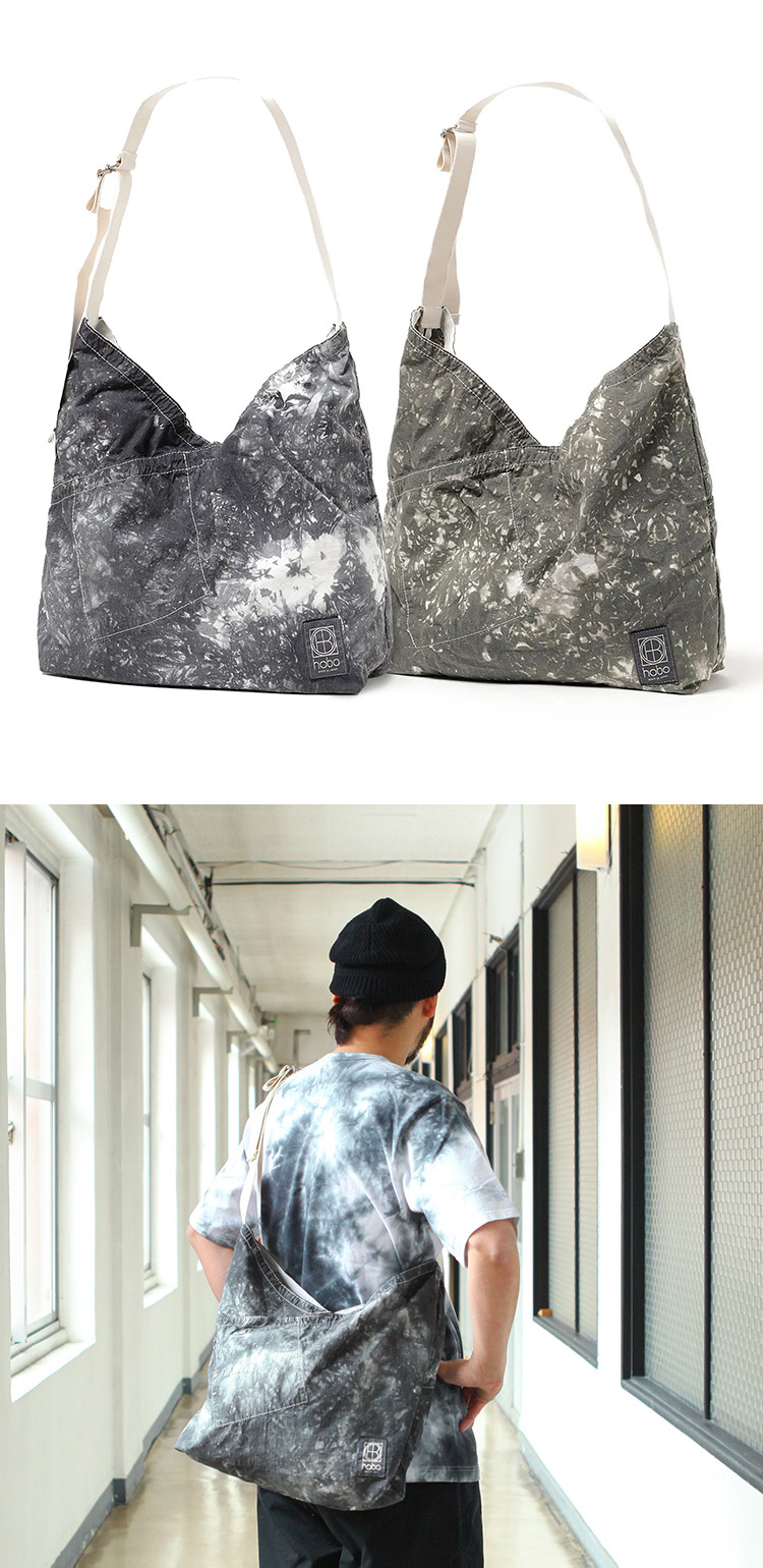 hobo AZUMA SHOULDER BAG M COTTON NYLON RIPSTOP CAMO TIE-DYED 2024SS |  Brownfloor clothing Official Onlineshop