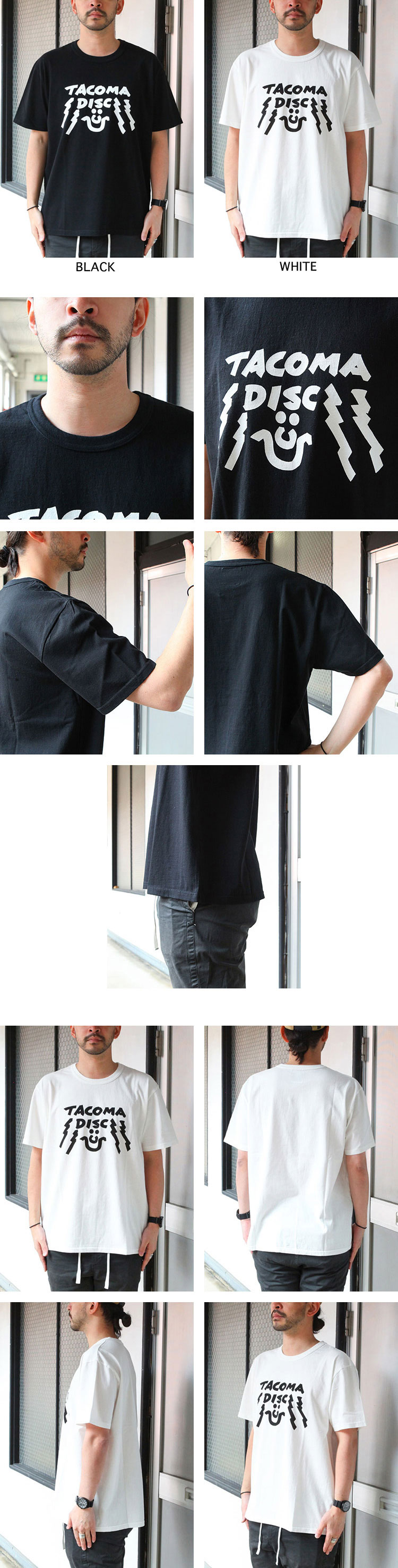 TACOMA FUJI RECORDS TACOMA DISC TAKA着用 TACOMA FUJI RECORDS TACOMA DISC Tee designed by Tomoo Gokita