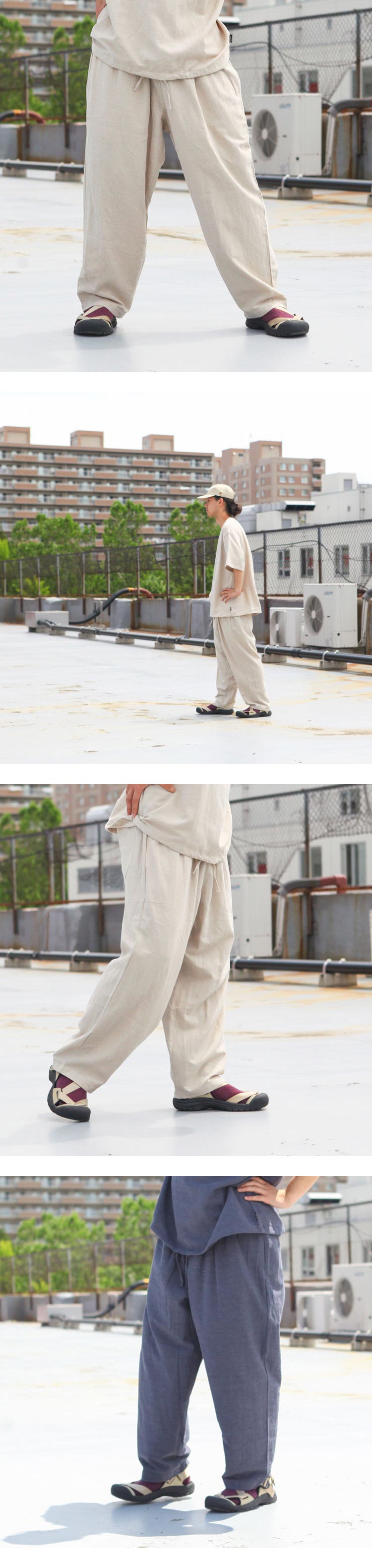 GOHEMP GREEN HILL PANTS / H/C BAMBOO 2025SS | Brownfloor clothing