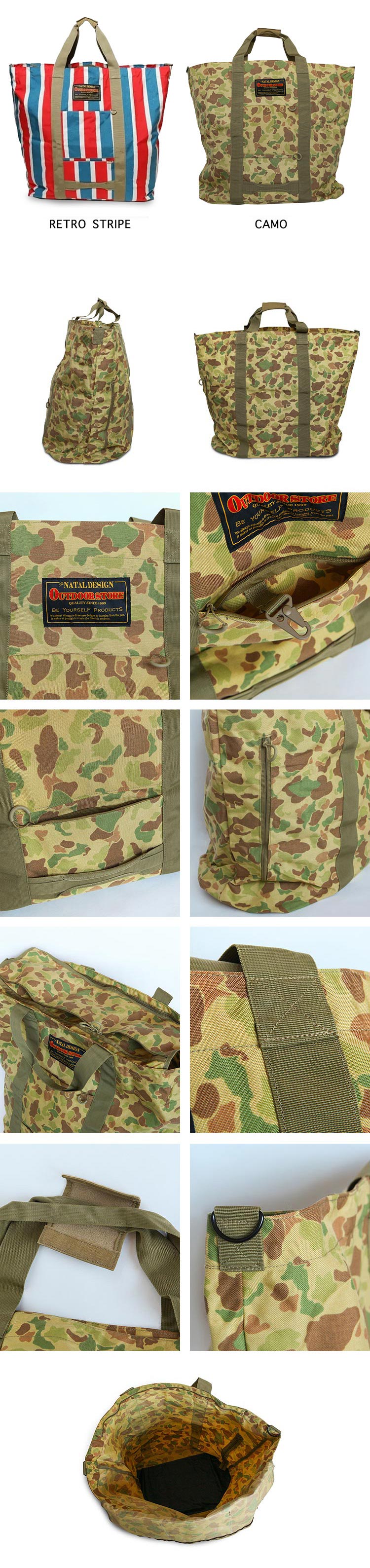 NATAL DESIGN KAMPING BIG TOTE BAG TYPE 2. 2025SS