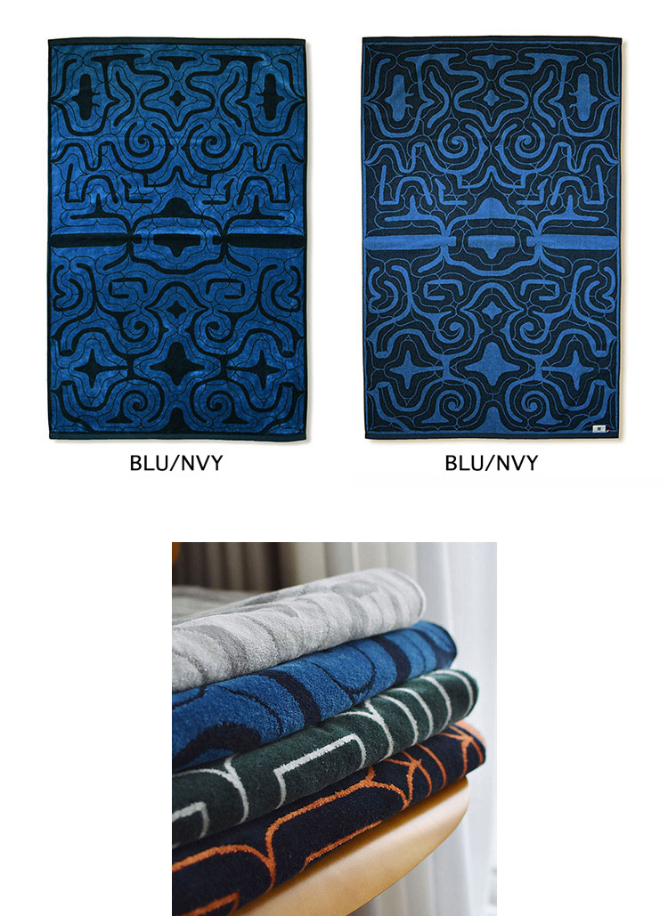 二風谷ワークス アイヌ文様今治タオルブランケット 