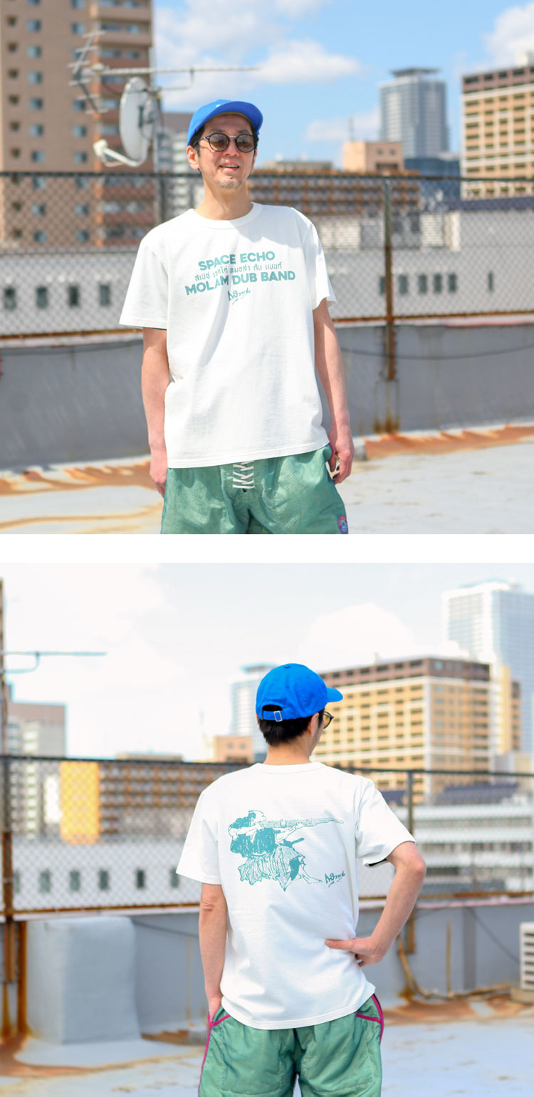 TACOMA FUJI RECORDS SPACE ECHO MOLAM DUB BAND Tee designed by