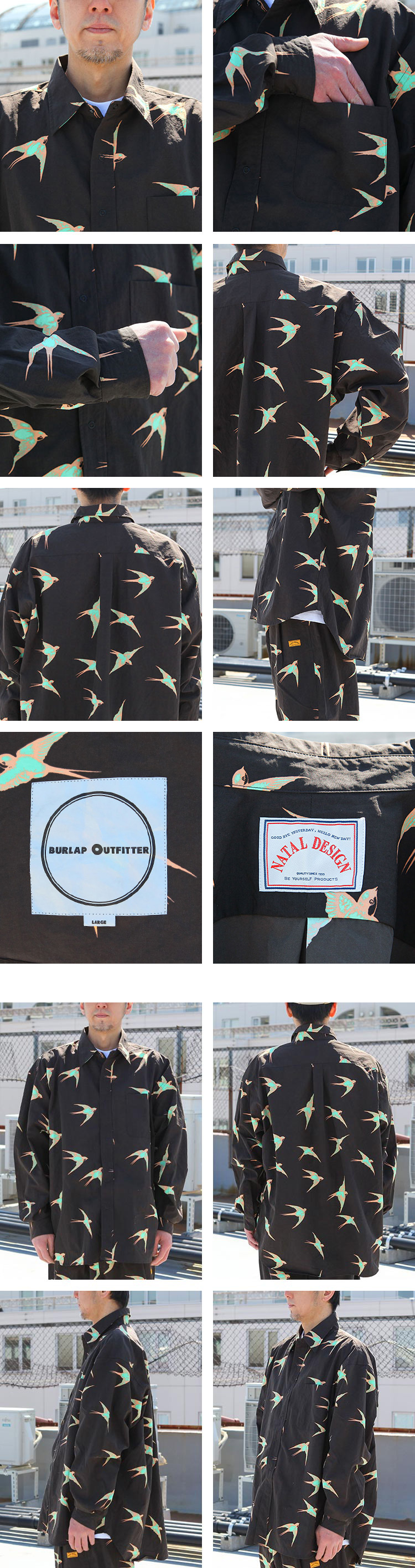 NATAL DESIGN  BOUND SHIRTS 2 ネイタル HOME BOUND SHIRTS 2（シャツ/ブラウス）｜NATAL DESIGN（ネイタル