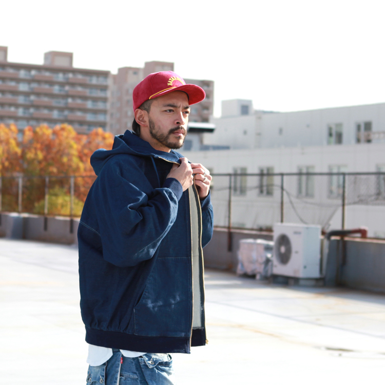 NATAL DESIGN DENIM SWEAT PARKA B.I.G | Brownfloor clothing
