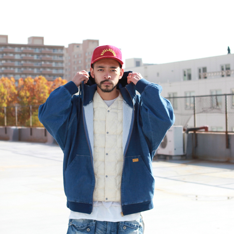 NATAL DESIGN DENIM SWEAT PARKA B.I.G | Brownfloor clothing