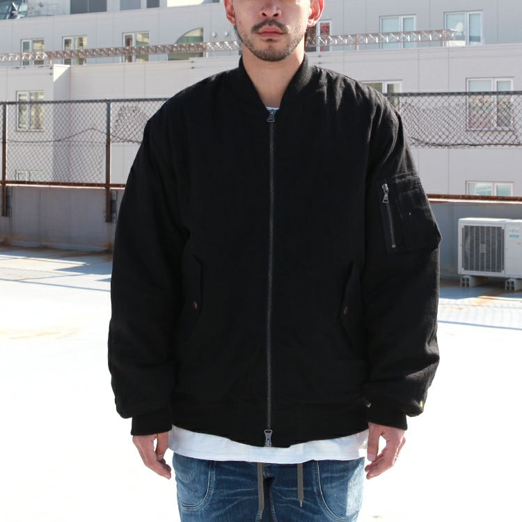 GOHEMP PEACE MA-1 / H/C TWILL 起毛 | Brownfloor clothing Official