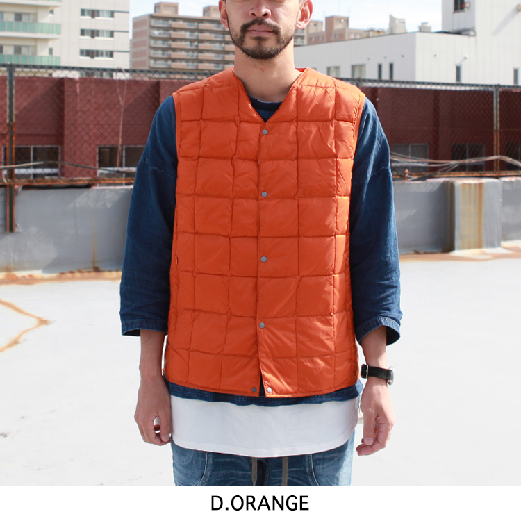 TAION V NECK BUTTON DOWN VEST | Brownfloor clothing Official Onlineshop