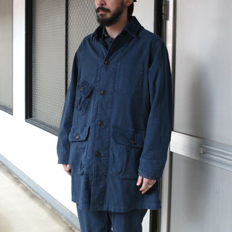 GOHEMP TRANSFER COAT / HEMP CANVAS & HEMP CORDUROY | Brownfloor 