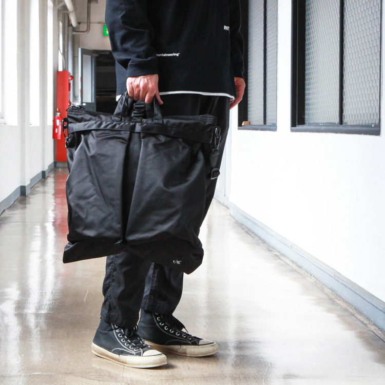 F/CE. ヘルメットバッグ ブラック F/CE. (エフシーイー) ReFIBER 3WAY HELMET BAG / リファイバー