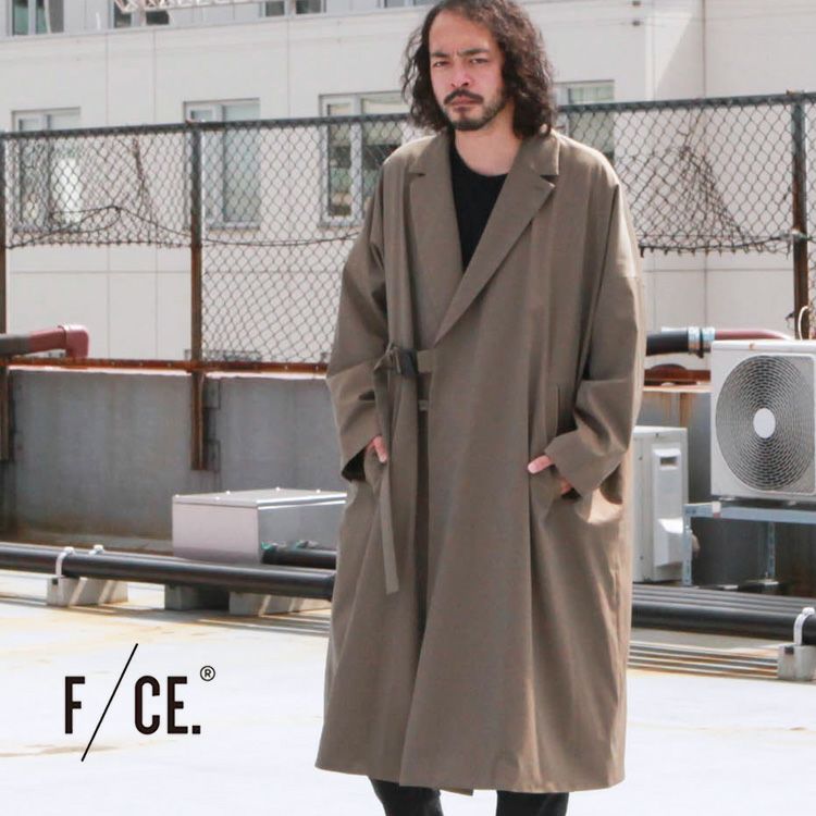 F/CE. WRAP COAT | Brownfloor clothing
