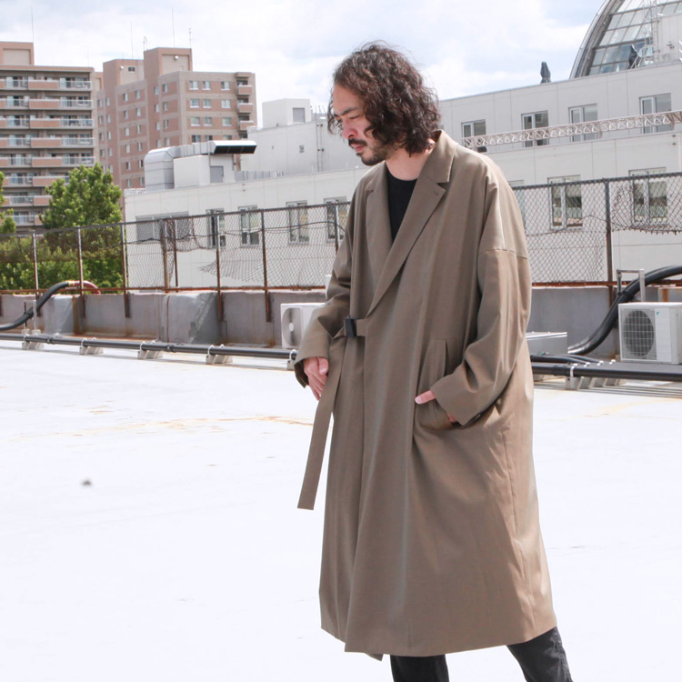 F/CE. WRAP COAT | Brownfloor clothing Official Onlineshop