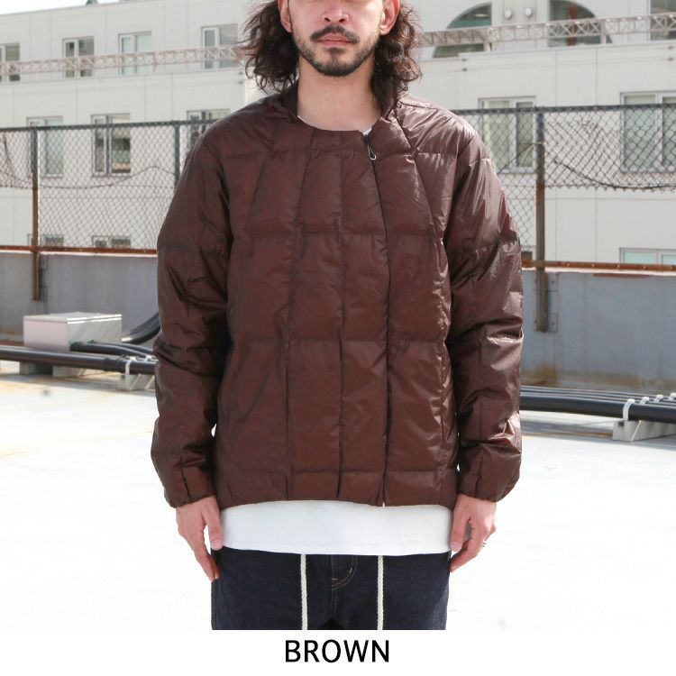 norbit Ventilation Side Slit Inner Down Jacket | Brownfloor 