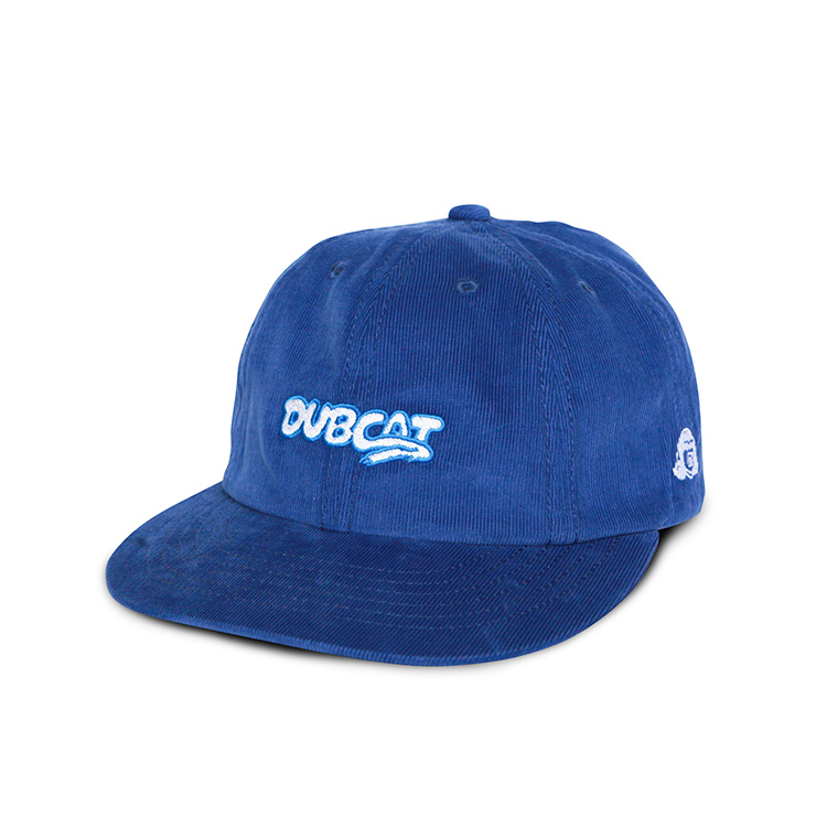 DUB CAT 青 キャップ TACOMA FUJI RECORDS DUB CAT CAP designed by Hiroshi Iguchi