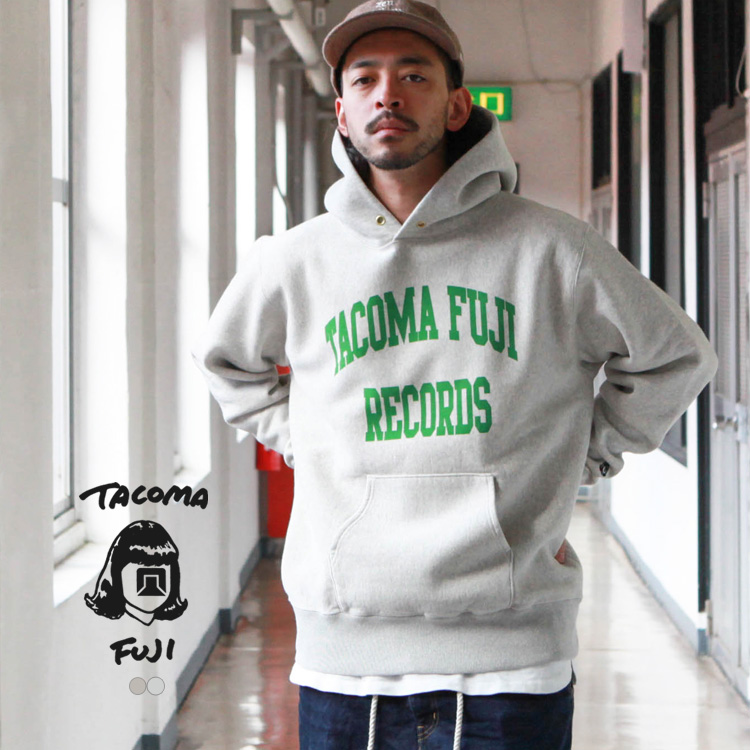 TACOMA FUJI RECORDS TACOMA FUJI COLLEGE LOGO HOODIE ’21 designed by  Shuntaro Watanabe