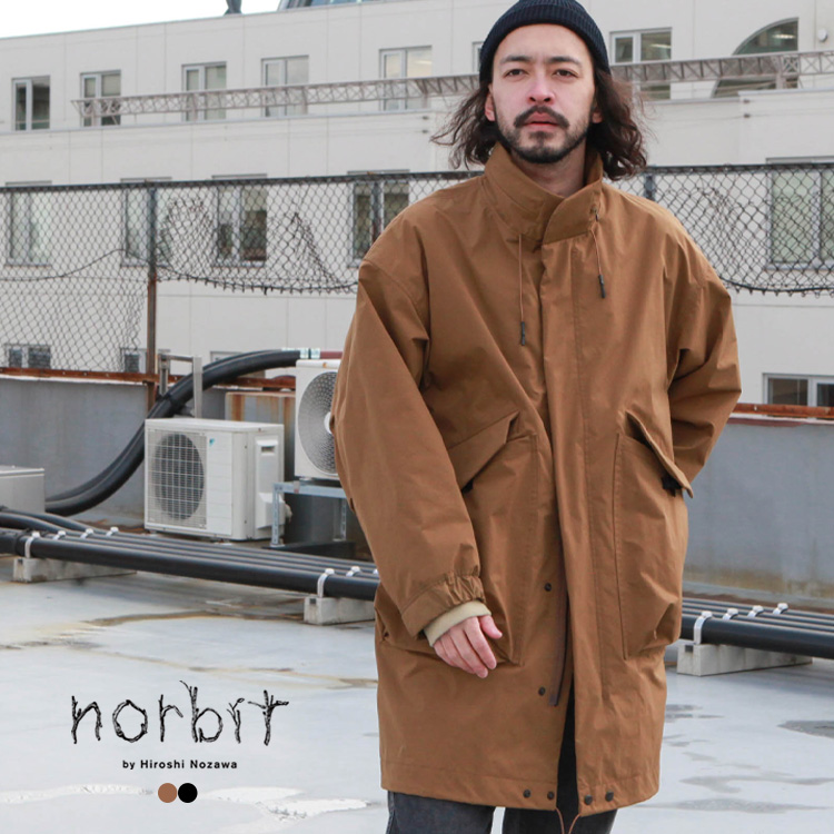 norbit オーバーサイズモッズコート カーキLサイズノービット
