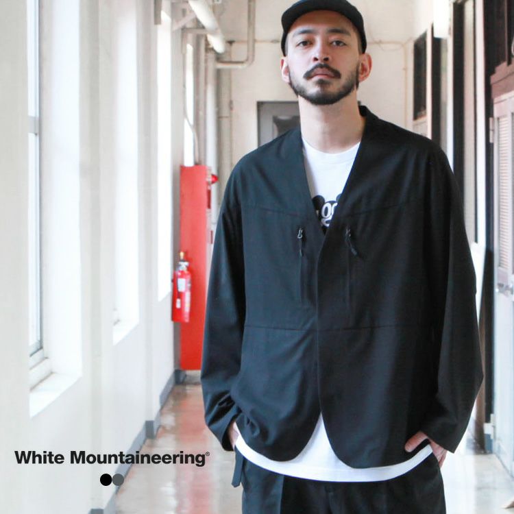 White Mountaineering GORE-TEX INFINIUM NO COLLAR JACKET