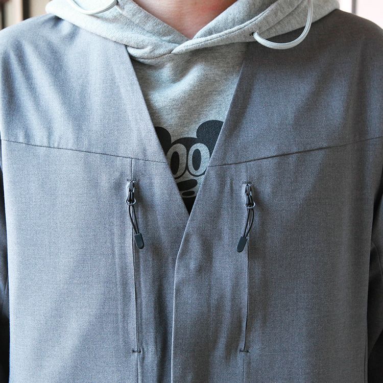 White Mountaineering GORE-TEX INFINIUM NO COLLAR JACKET