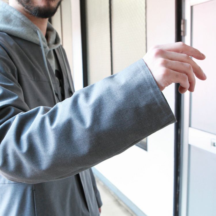 White Mountaineering GORE-TEX INFINIUM NO COLLAR JACKET