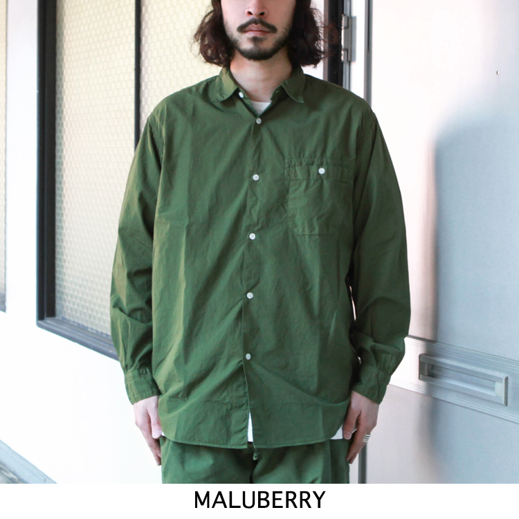 新品hobo ARTISAN L/S SHIRT hobo ARTISAN L/S SHIRT COTTON BROAD | Brownfloor clothing