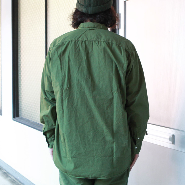 hobo ARTISAN L/S SHIRT COTTON BROAD | Brownfloor clothing