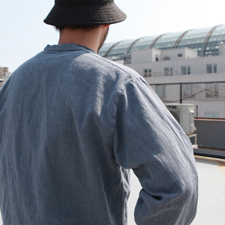 REMMILA レミーラ　ヒッコリーシャツ remilla ヒッコリーシャツ | Brownfloor clothing