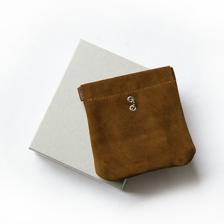 hobo SNAP TOP WALLET COW SUEDE | Brownfloor clothing Official