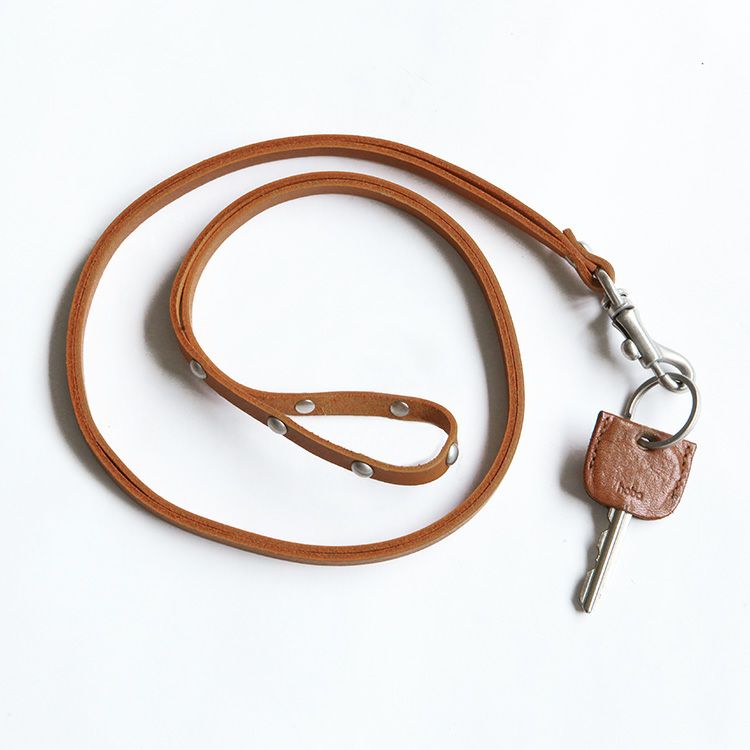 小物 hobo Cow Suede Long Key Ring Black&Beige TASSEL KEY RING with COW SUEDE | hobo