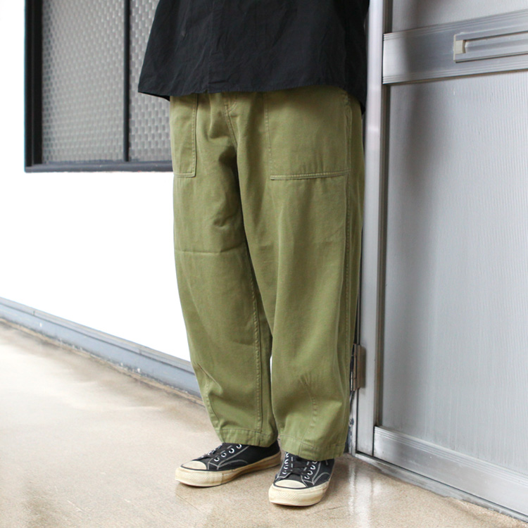 GOHEMP TRAVEL BALLOON PANTS / H/C/Re-Pet CLOTH 2023SS