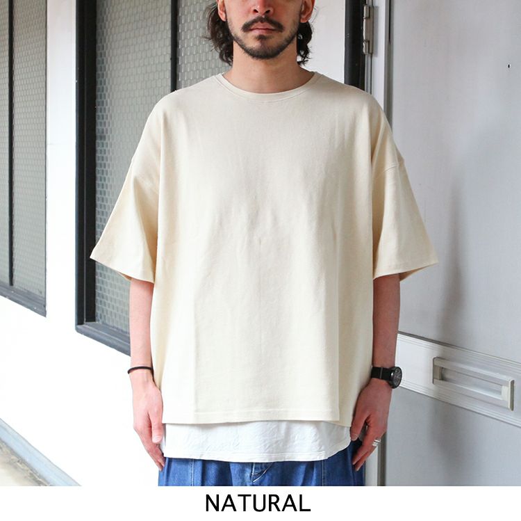 NATAL DESIGN HEMP WIDE TEE 3 2023SS | Brownfloor clothing Official