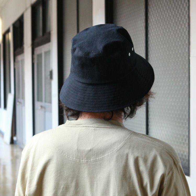 hobo BUCKET HAT COTTON CANVAS VINTAGE WASH 2023SS | Brownfloor