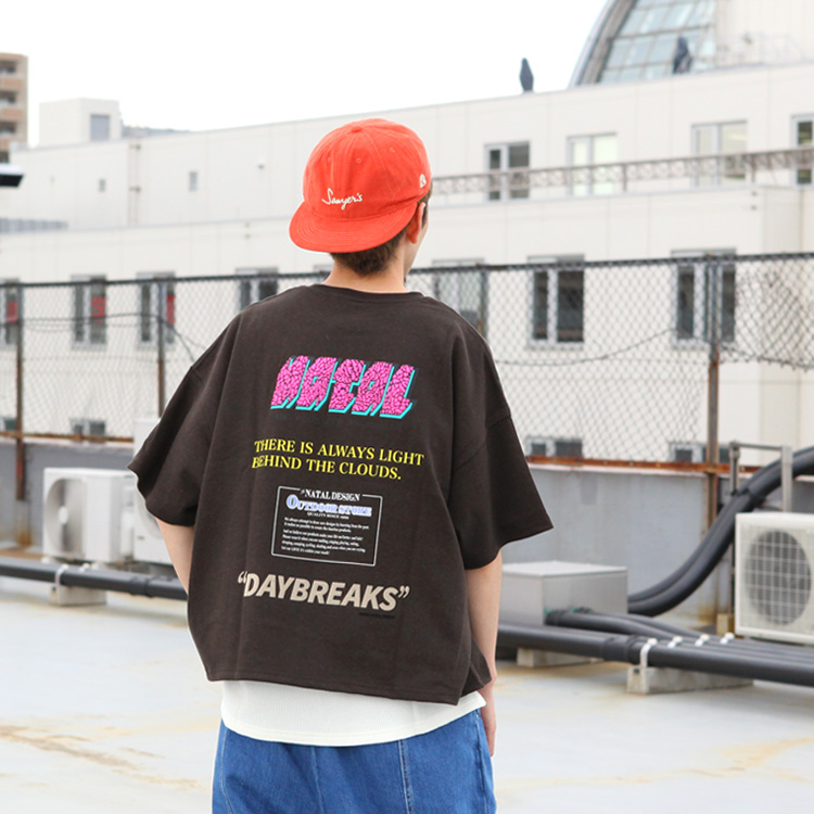 NATAL DESIGN HEMP WIDE TEE PRINTED DAYBREAKS 2023SS | Brownfloor