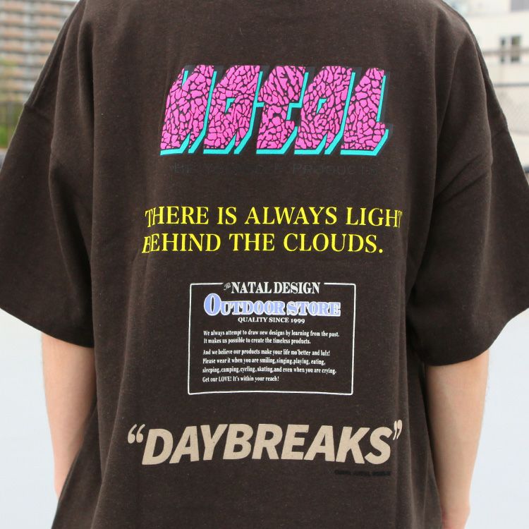 NATAL DESIGN HEMP WIDE TEE PRINTED DAYBREAKS 2023SS | Brownfloor