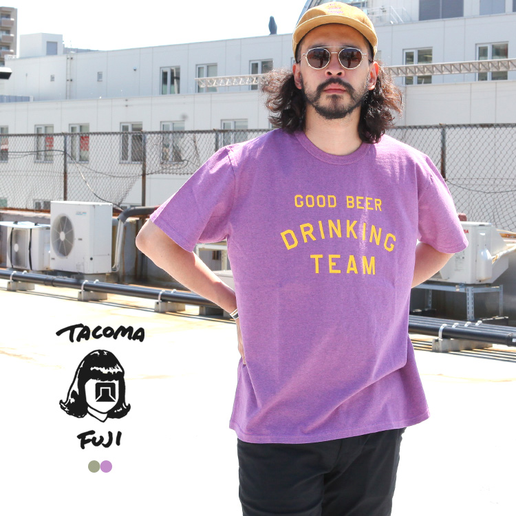 TACOMA FUJI RECORDS GOOD BEER DRINKING TEAM design by Shuntaro Watanabe  2023SS | Brownfloor clothing Official Onlineshop