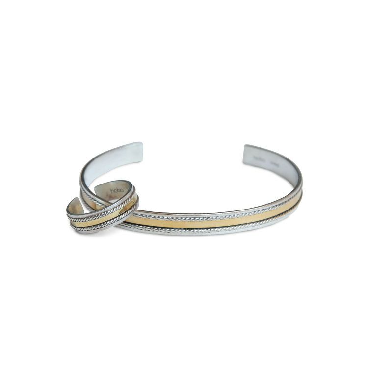 hobo バングル hobo ROPE BRACELET 925 SILVER with BRASS 2023SS | Brownfloor
