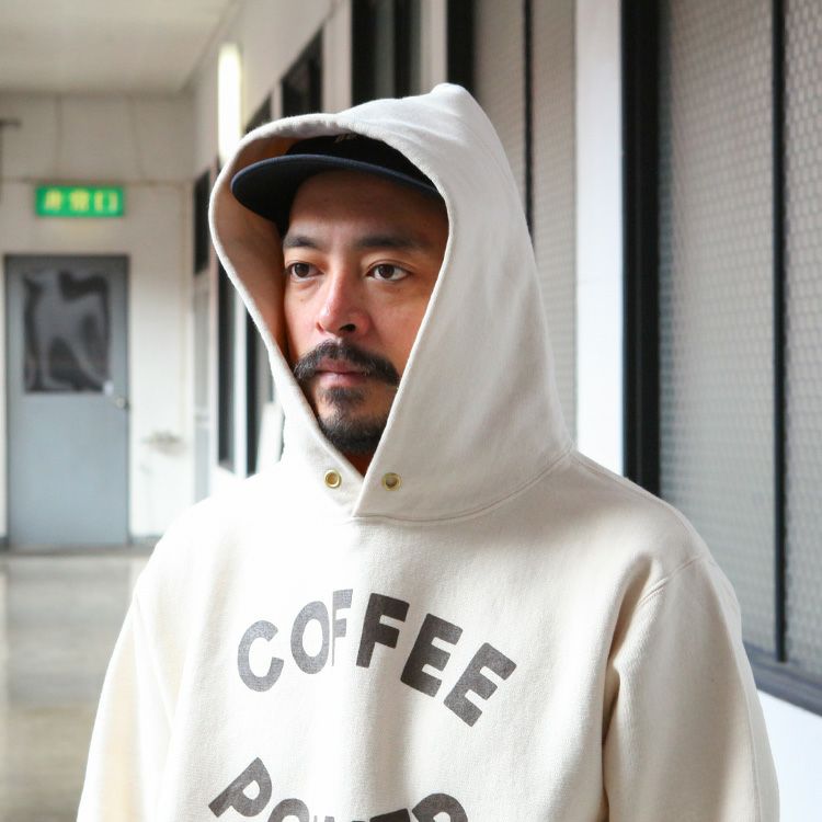 TACOMA FUJI RECORDS COFFEE POWER HOODIE designed by Yunosuke